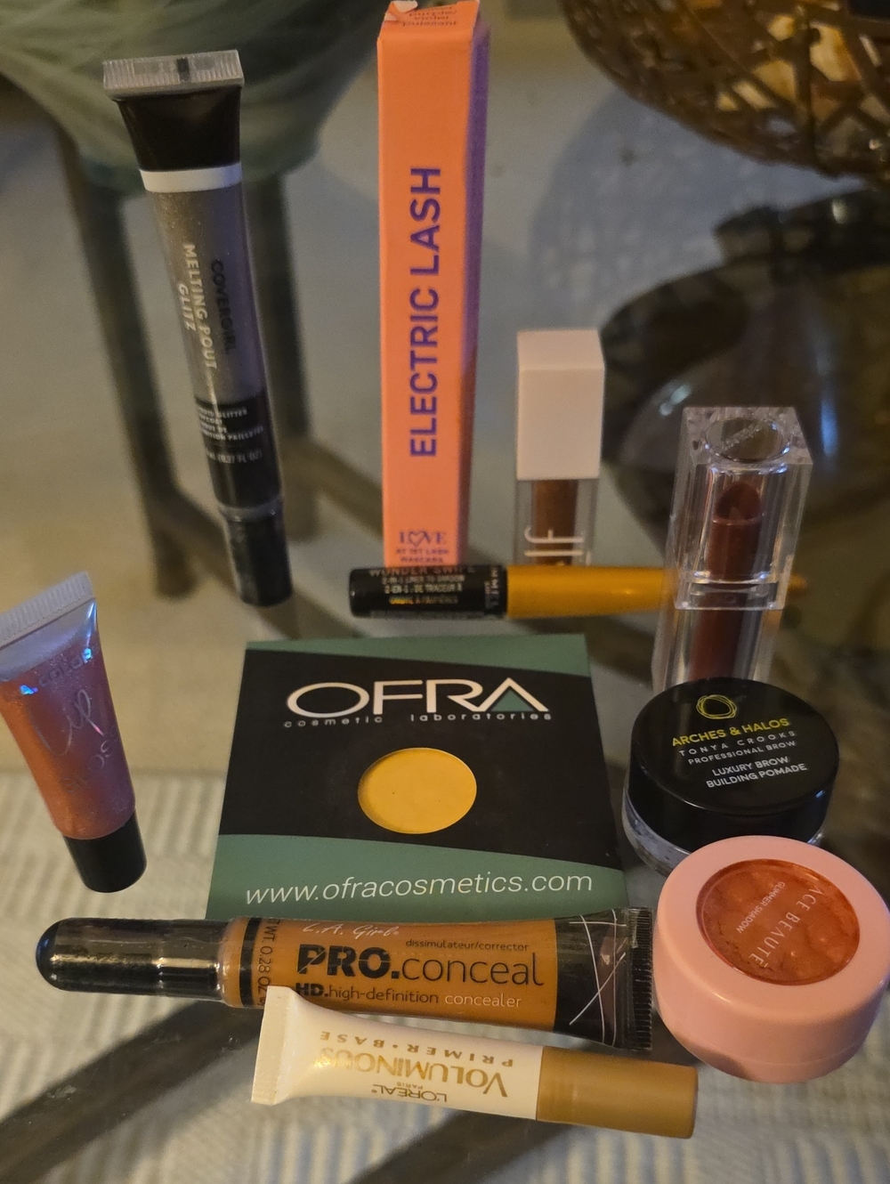 OFRA Yellow Single Pressed Eyeshadow Drug Store Brand Bundle